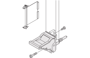 Inserter/Extractor Handle Type IEL, Black, Bottom, 100 Pieces
