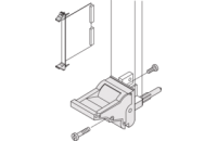 Inserter/Extractor Handle Type IEL, Grey, Bottom, 10 Pieces