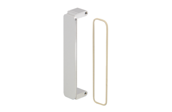 PMC Mezzanine Front Panel, Untreated, with EMC Shielding, Chromated Zinc Die-Cast, 1 piece