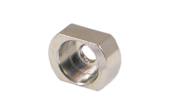 Sleeves for M2.5, Brass Nickel-Plated, 100 pcs