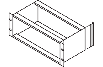 EuropacPRO Rear Angle for Textile EMC Gasket for Side Panel, 6 U