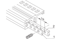 Horizontal Perforated Strip, 84 HP
