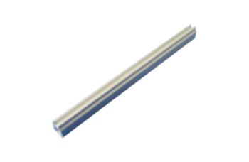 Guide Rail Multi Piece, Mid-Piece, Aluminum Extrusion, 2 mm, 220 mm Board Length