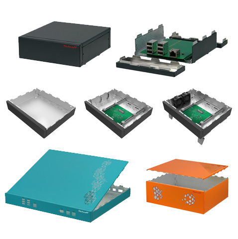 Range of 19 inch rack enclosures